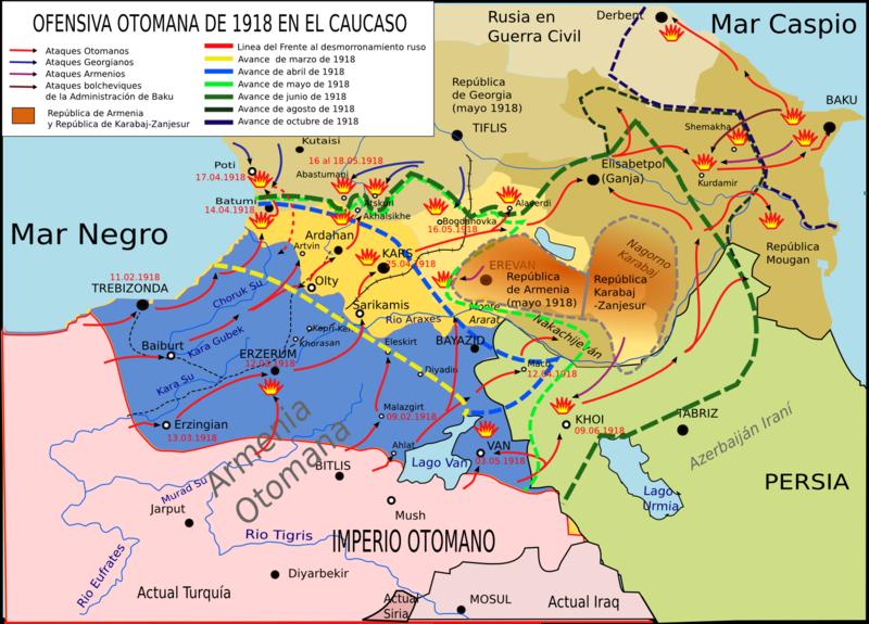 Kafkasya'da 1918 Osmanlı ileri harekatı